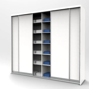 ארון הזזה 4 דלתות ברוחב 2.60, דגם לינוי